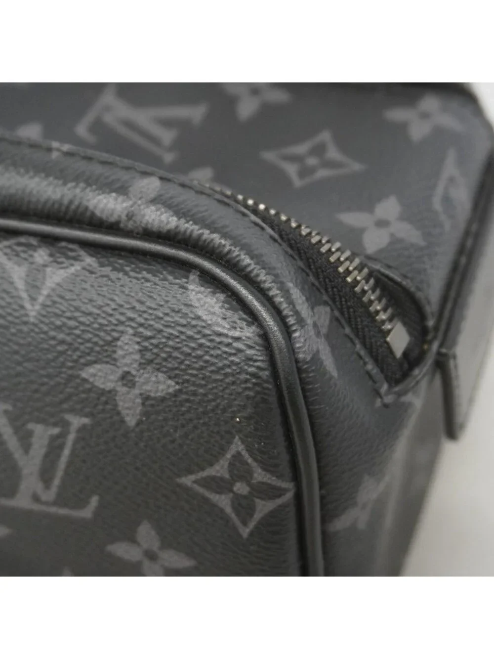 Louis Vuitton Handbag Monogram Eclipse Dopp Kit Black